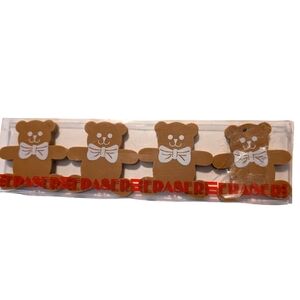 80s vintage giftco teddy bear eraser set NIP rare Kawaii‎